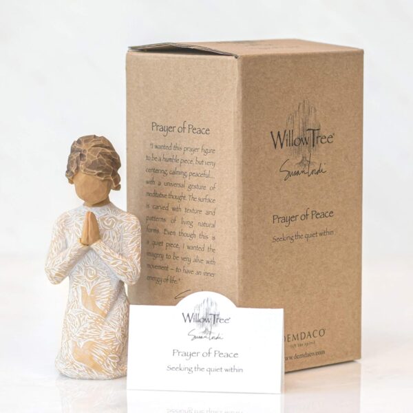 Willow Tree Prayer of Peace (Lighter Skin), Seeking The Quiet Lighter Skin - Image 6