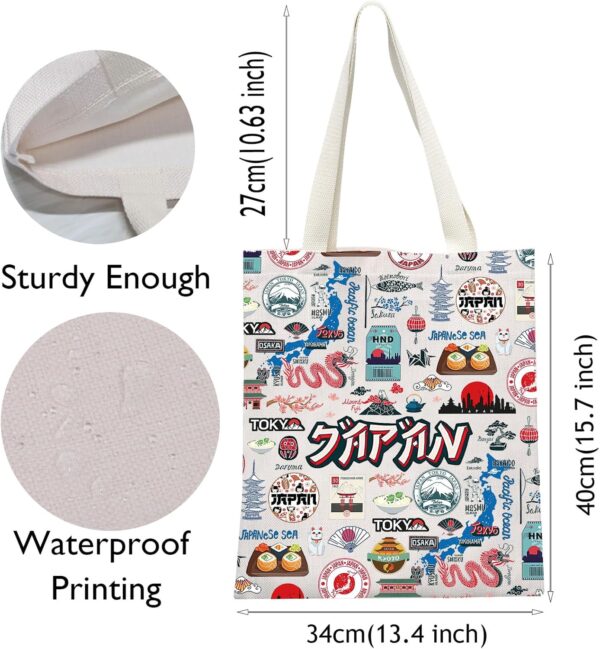 VAMSII Japan Souvenir Tote Bag - Japanese Themed Travel Gift - Image 4