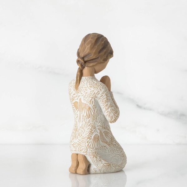 Willow Tree Prayer of Peace (Lighter Skin), Seeking The Quiet Lighter Skin - Image 4