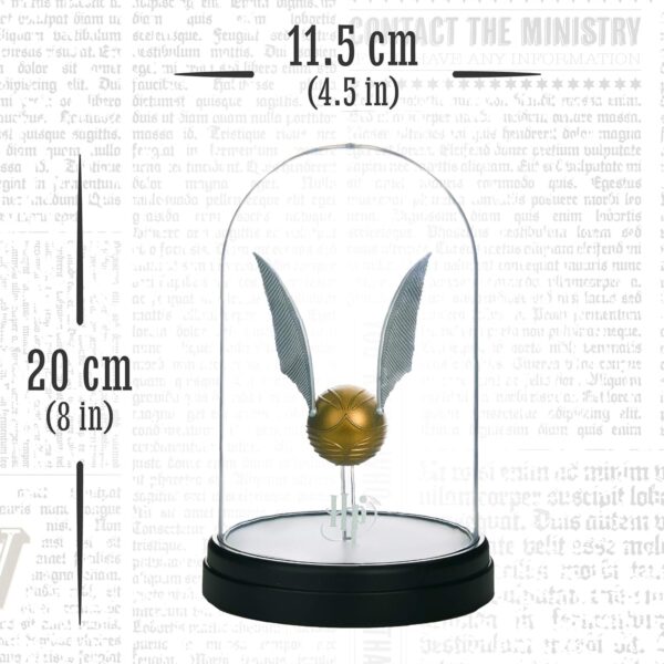 Harry Potter Levitating Golden Snitch Light, Touch Activated Standard, Gold - Image 5