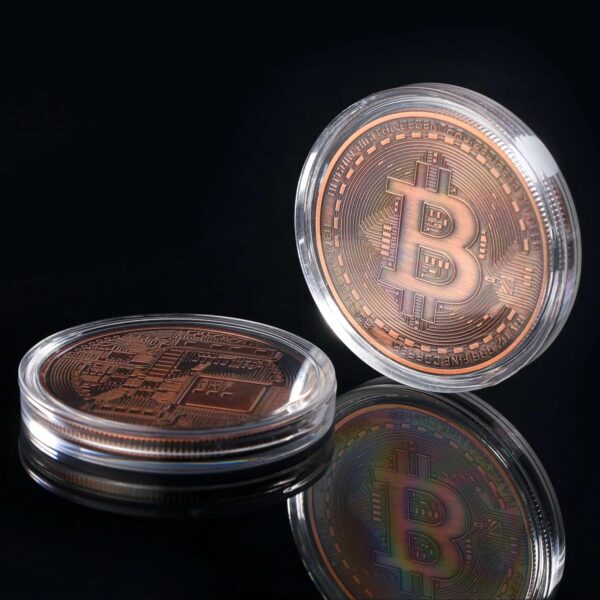Bitcoin Coins | 2X Copper Coin 1 oz.999 Pure | Gifts for Collectors &... - Image 5