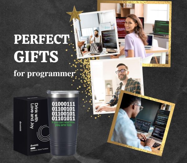 Onebttl Programmer Gifts for Men and Women, on Programmer's Day, GEEK - Image 7