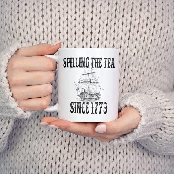 History Teacher Gift Spilling the Tea Since 1773 1 Count (Pack of 1), White - Image 7