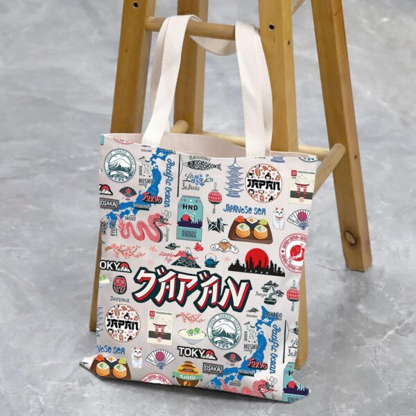 VAMSII Japan Souvenir Tote Bag - Japanese Themed Travel Gift - Image 5