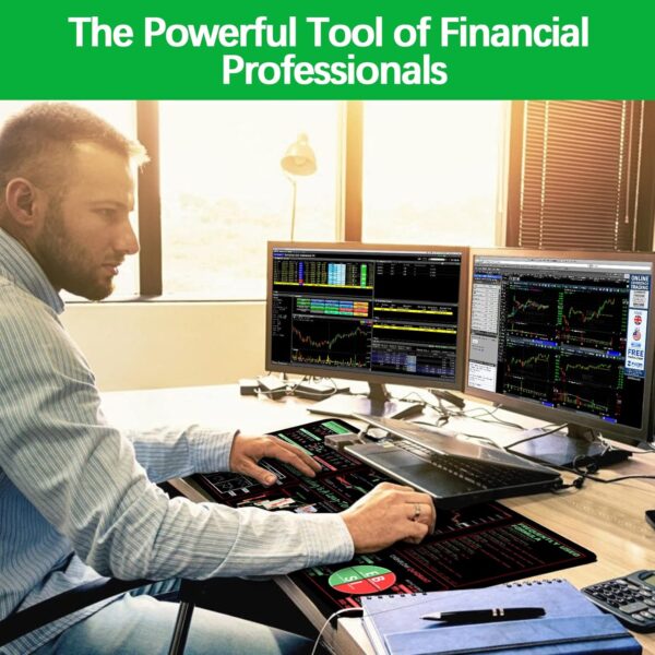 ProbTis Stock Market Mouse Pad, 35.4" x 15.7", Trader Pad-pro Version - Image 6