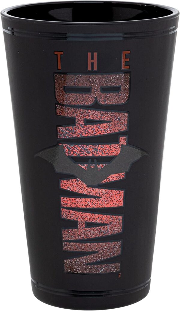Paladone The Batman Glass, Movie Merchandise, 13.5oz, Multicolor