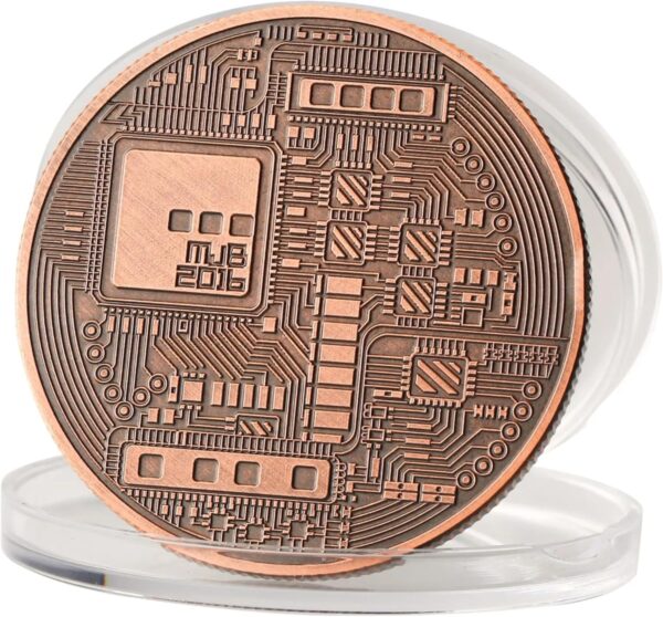 Bitcoin Coin | Copper 1 oz.999 Pure | Gifts for Collectors &... - Image 5