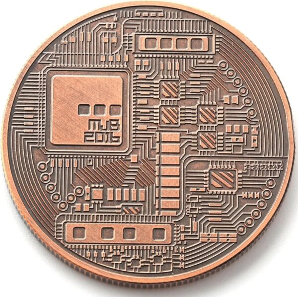 Bitcoin Coin | Copper 1 oz.999 Pure | Gifts for Collectors &... - Image 2