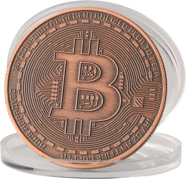Bitcoin Coin | Copper 1 oz.999 Pure | Gifts for Collectors &... - Image 4