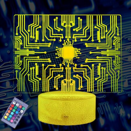 Geeky Computer Gifts, Gift for Coders, Cybersecurity Geek 3D Illusion Color 2