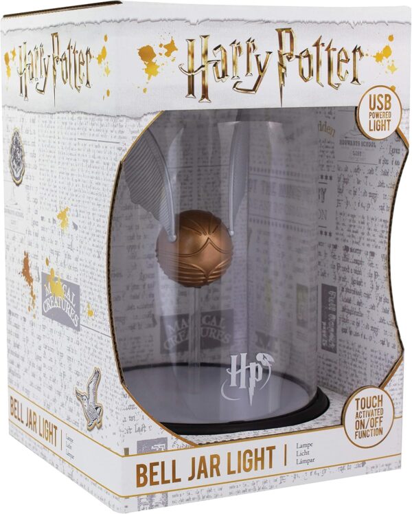 Harry Potter Levitating Golden Snitch Light, Touch Activated Standard, Gold - Image 6