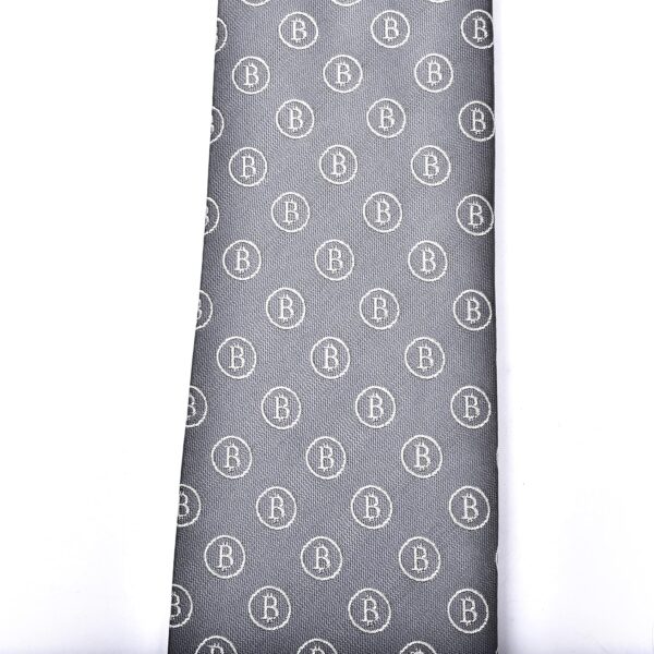 Grey Bitcoin Necktie - Blockchain - cryptocurrency necktie - crypto... - Image 2