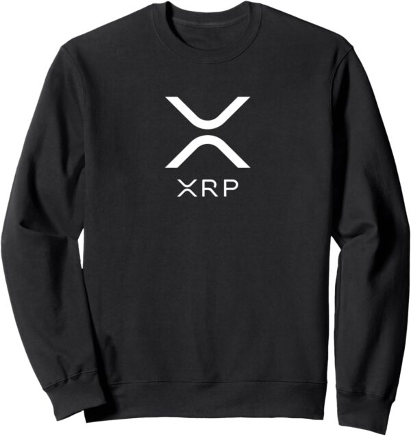 XRP Crypto Gift Cryptocurrency Blockchain Community Sweatshirt Small, Black