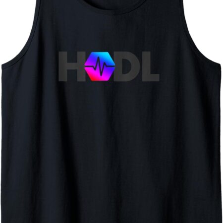 Pulse Chain Grey Hold Cryptocurrency Crypto Trader Gift Tank Top Small, Black