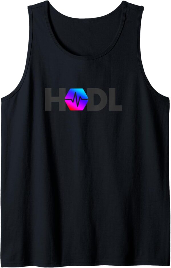 Pulse Chain Grey Hold Cryptocurrency Crypto Trader Gift Tank Top Small, Black
