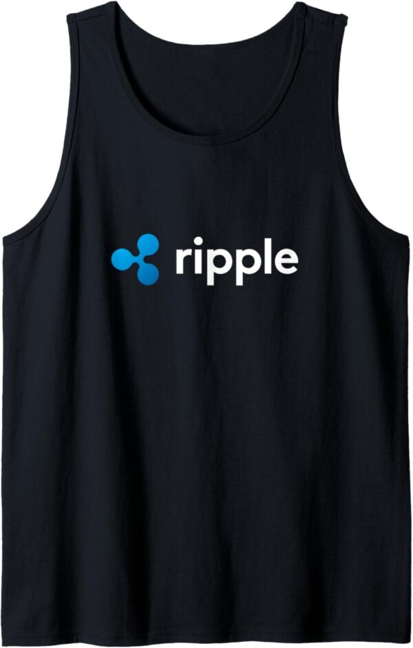 Ripple XRP Logo Crypto Trading Trader Gift Cryptocurrency Tank Small, Black