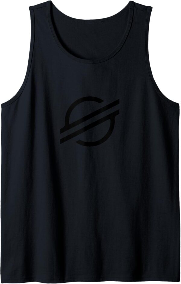 Stellar XLM Cryptocurrency Crypto Trader Gift Decentralized Tank Small, Black