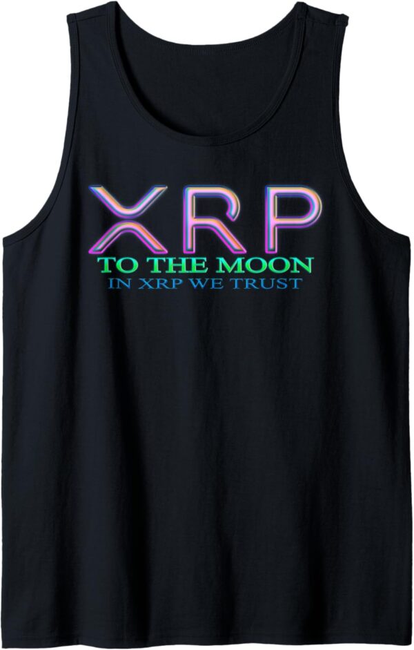 XRP Cryptocurrency Crypto Gift Tank Top Small, Black