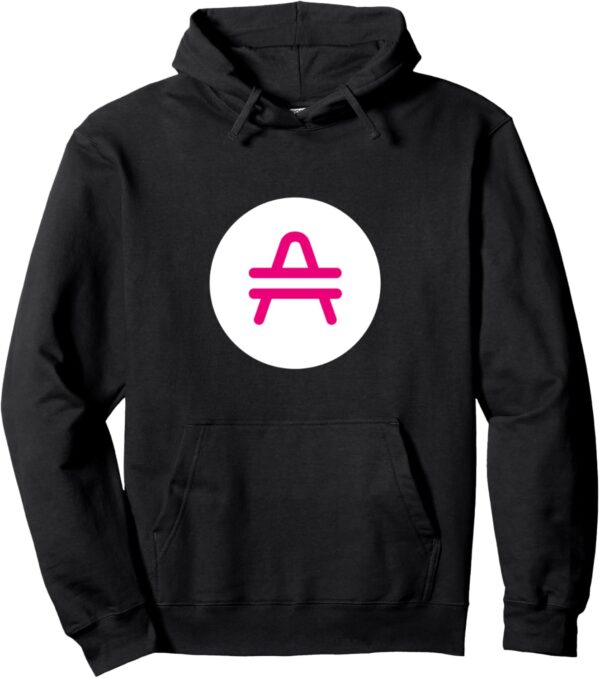Pink Blockchain Pullover Hoodie Small, Black