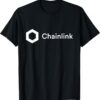 Chainlink White LINK Blockchain Defi Coin Crypto Trader Gift Small, Black