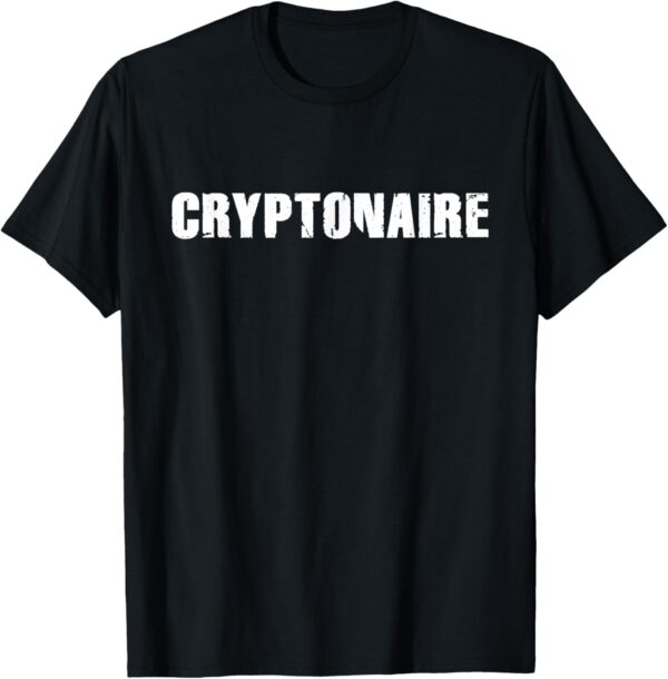 Cryptonaire Bitcoin Altcoin Crypto Millionaire Billionaire Small, Black