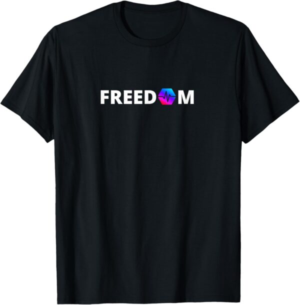PulseChain HEX Freedom Crypto Cryptocurrency Stake 5555 T-Shirt Small, Black