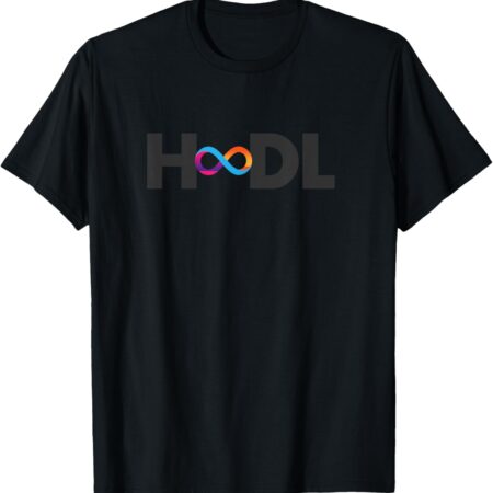 Internet Computer HOLD Grey Crypto Trader Gift T-Shirt Small, Black