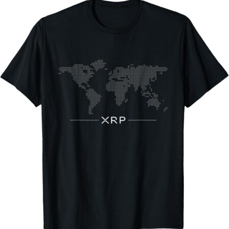 XRP Merchandise Cryptocurrency Gift Blockchain Crypto T-Shirt Small, Black