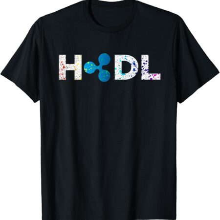 XRP Ripple HODL - Funny Crypto Gift For Men & Women T-Shirt Small, Black