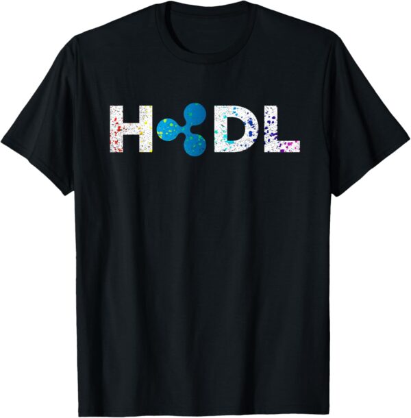 XRP Ripple HODL - Funny Crypto Gift For Men & Women T-Shirt Small, Black