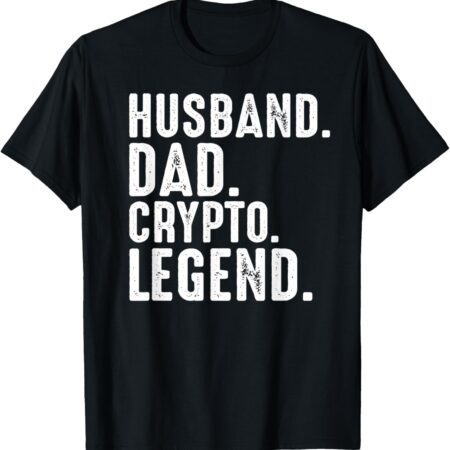 Daddy Shirt. NFT Crypto Bitcoin Trading Mining Fathers Day Small, Black