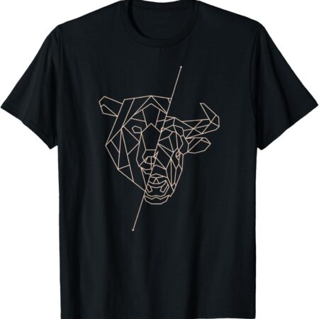 Bear / Bull Trading Trader Bitcoin Market Investor T-Shirt Small, Black