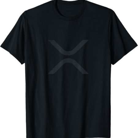 Xrp XRP Distressed Crypto Investor Fan Trader Gift T-Shirt Small, Black