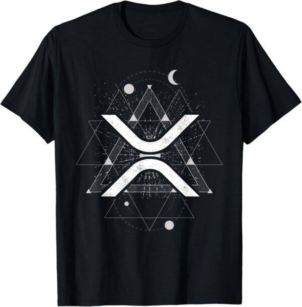 XRP Crypto Gift Cryptocurrency Blockchain Community T-Shirt Small, Black