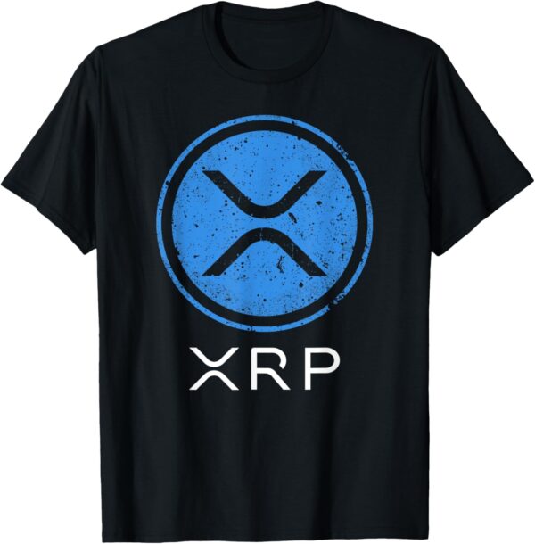 Crypto Currency - Ripple XRP Moon T-Shirt Small, Black