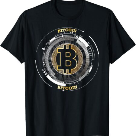 Bitcoin Coin BTC Crypto Currency Traders Blockchain Miners Small, Black