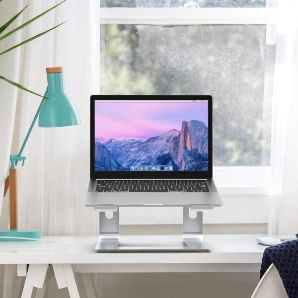 BESIGN LS03 Aluminum Laptop Stand, Ergonomic Detachable Computer B-Silver - Image 8