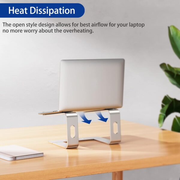 BESIGN LS03 Aluminum Laptop Stand, Ergonomic Detachable Computer B-Silver - Image 6
