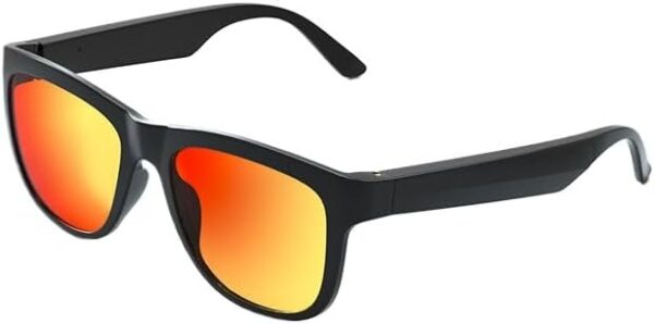 GS01 Smart Bluetooth Sunglasses with Audio & UV400 Protection - Red - Image 4