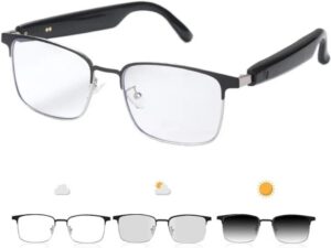 GS03 Photochromic Sunglasses: Blue Light Blocking with Bluetooth