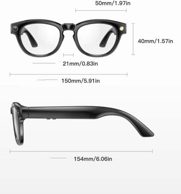 AI Smart Glasses: 4K Video, Real-Time Translation, Bluetooth - Image 7
