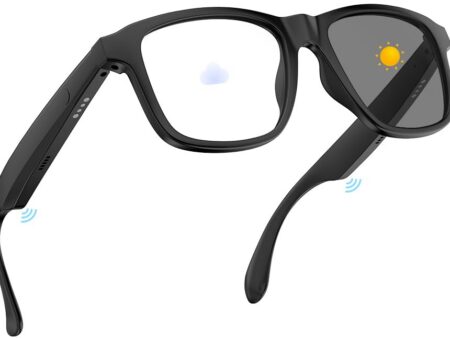 Women's Bluetooth Glasses: Anti-Blue Light Photochromic Audio Sunglasses