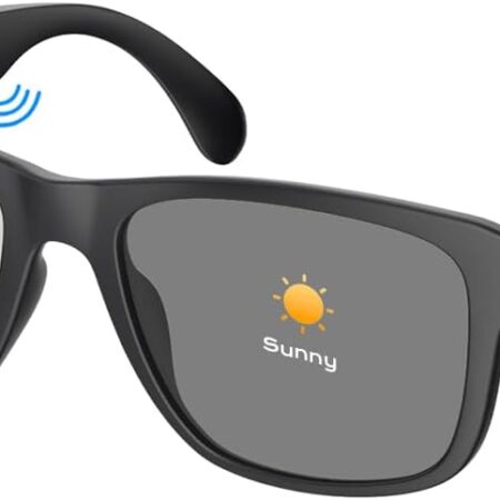 Smart Glasses with Bluetooth, Photochromic-Lens and UV400 Protection