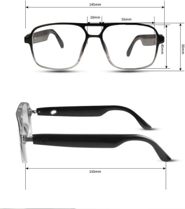 Smart Bluetooth Glasses with Color-Change AI & UV Protection - Image 2