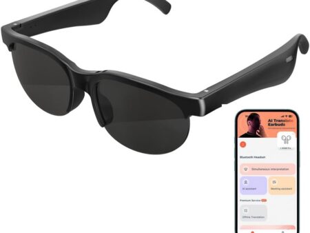 AI Translator Glasses: 100 Languages + Bluetooth Music