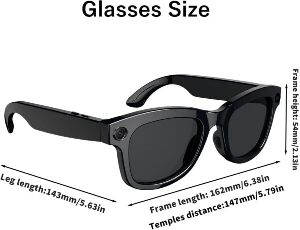 AI Smart Glasses: 8MP Camera HD 1080P Hands-Free Recording - Image 5