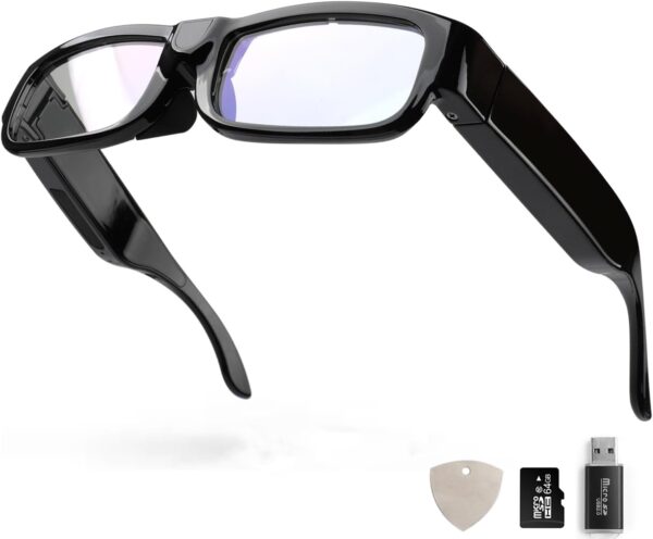 2K HD Camera Glasses Outdoor Sports Wearable Portable with Camera...