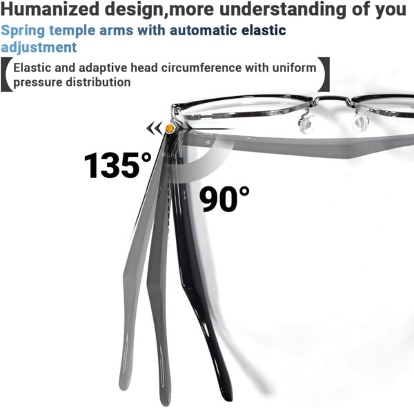 Smart Glasses with Blue Light Filter & Bluetooth Audio - Image 6
