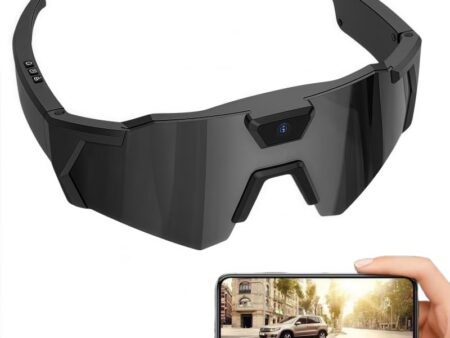 PIEPIE Smart Camera Glasses: HD 1080P Recording for Cycling