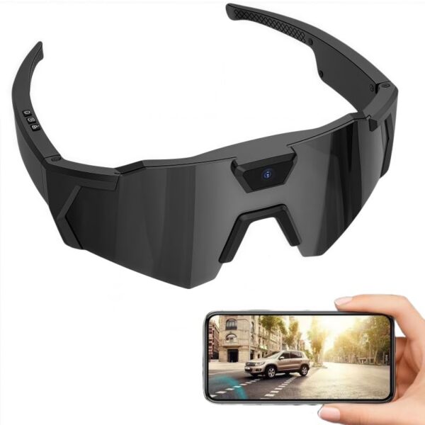 PIEPIE Smart Camera Glasses: HD 1080P Recording for Cycling